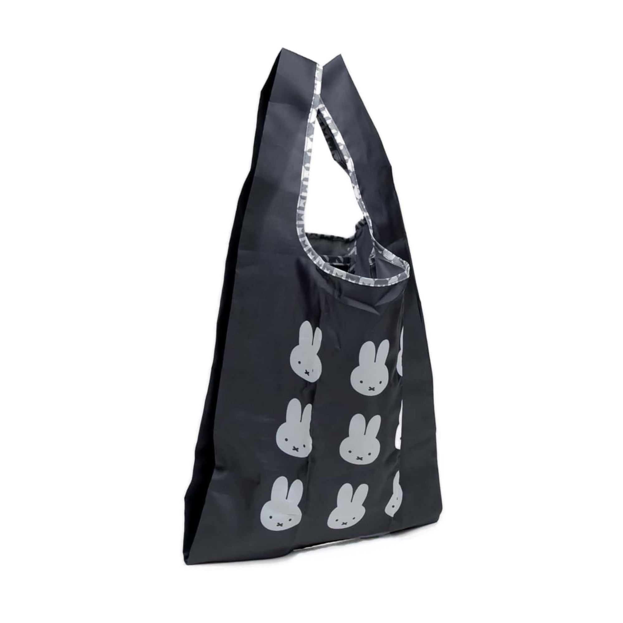Miffy Chidori & Monotone eco bag, black