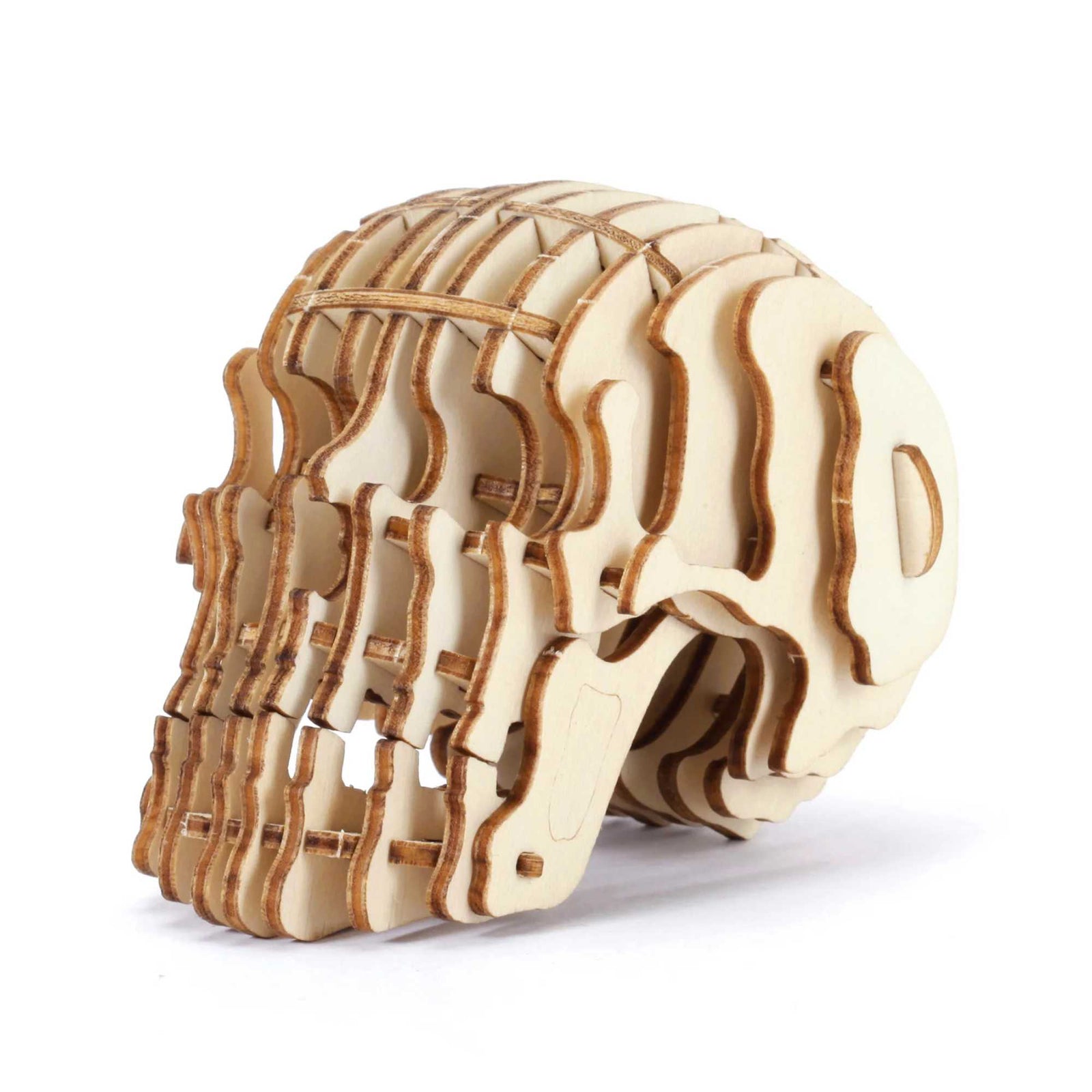 Kikkerland Skull 3D Wooden Puzzle