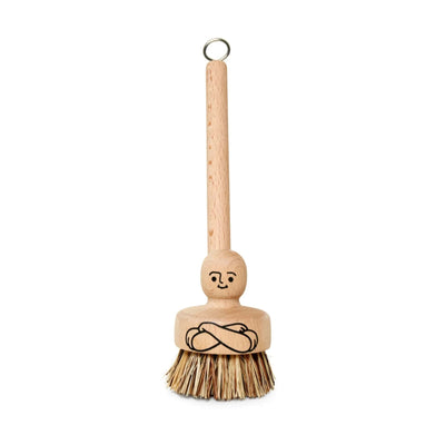 Kikkerland Mr Scrubber, beechwood