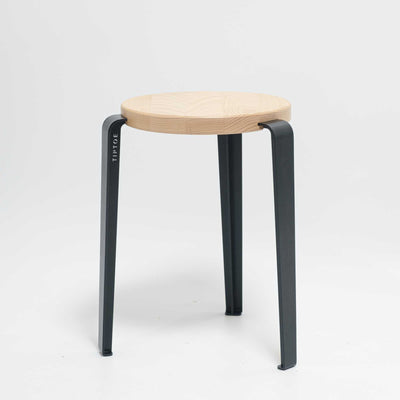 refurbished | Tiptoe LOU Stool, Black/Beech