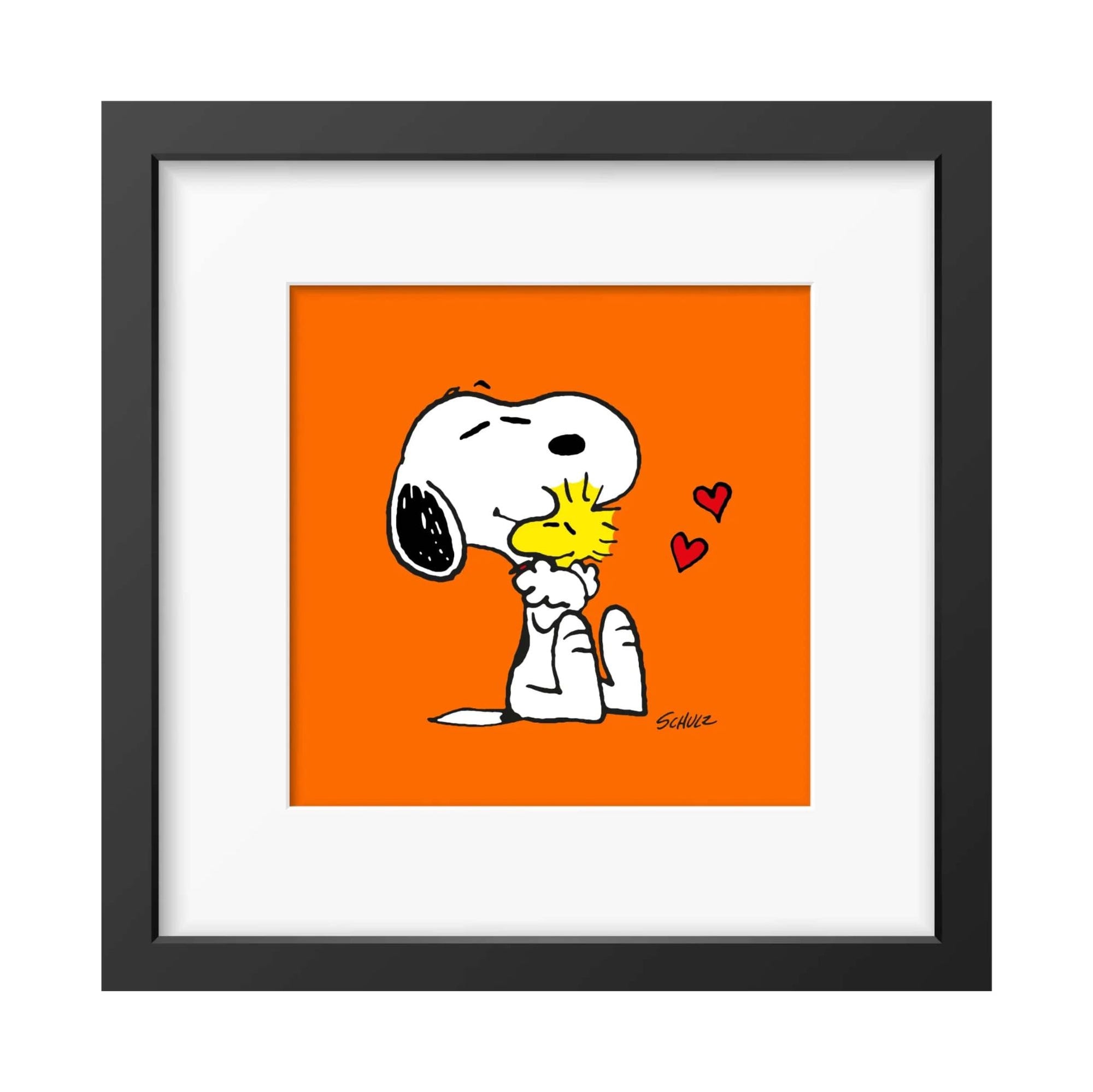Peanuts x Magpie Snoopy framed print (12x12), hugs