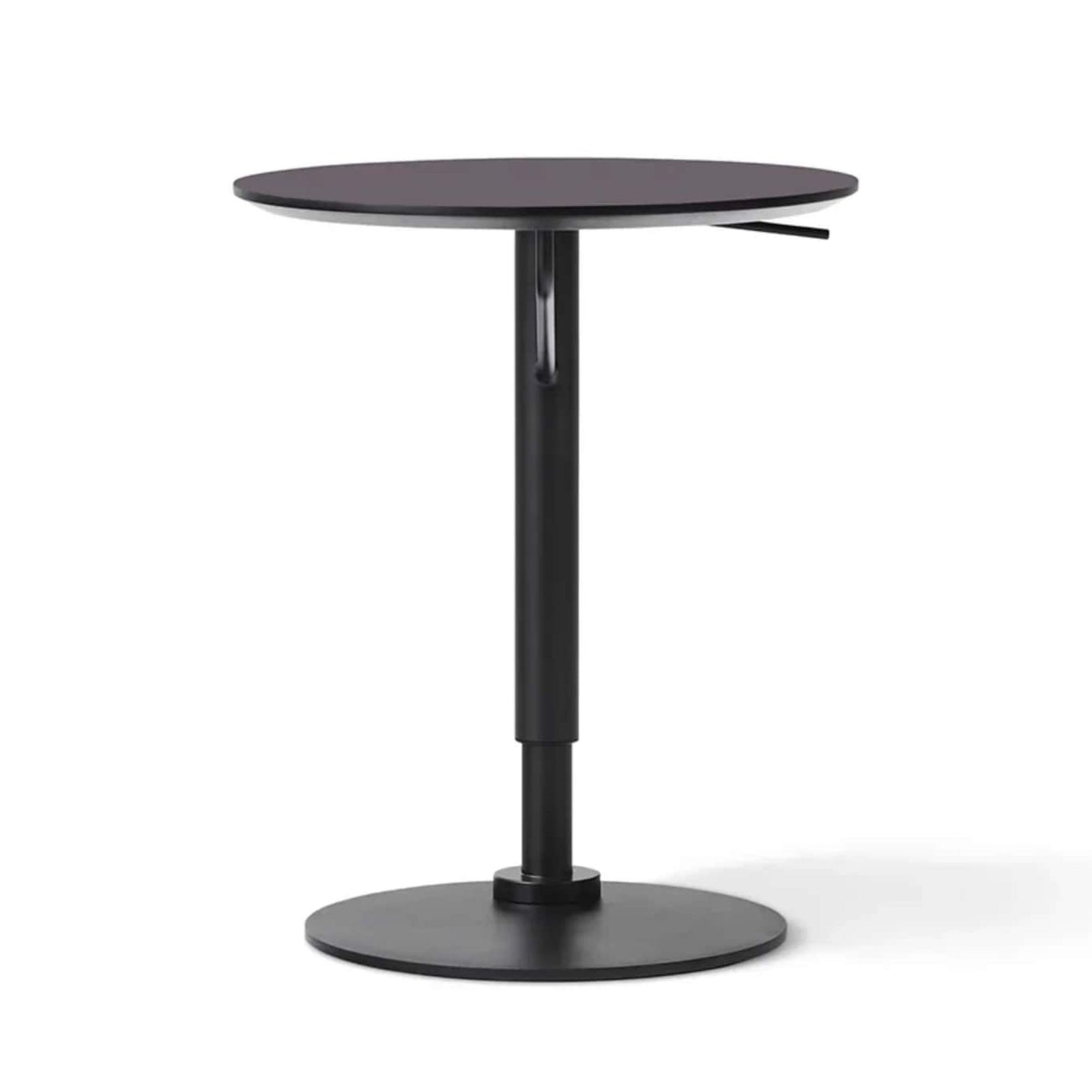 Audo Copenhagen Branch adjustable side table, linoleum charcoal