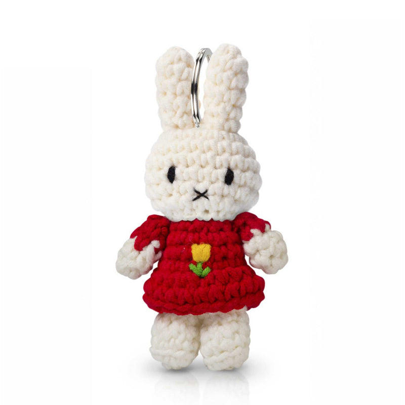 Just Dutch Miffy Keychain, Red tulip