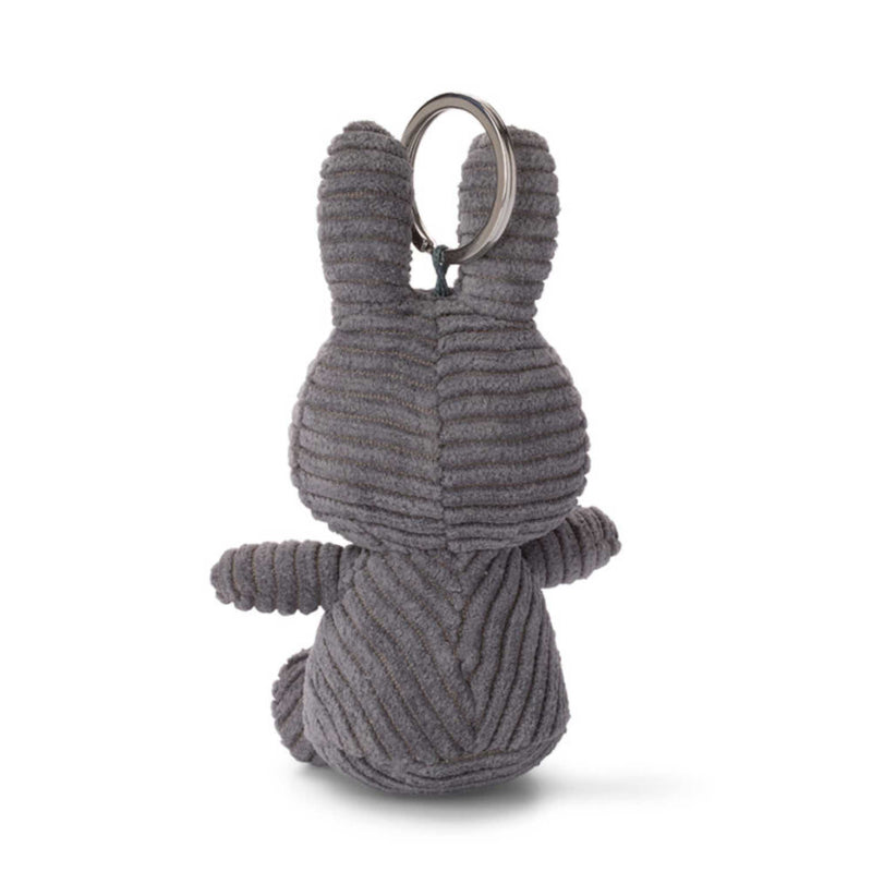 Miffy ECO Corduroy keychain, grey