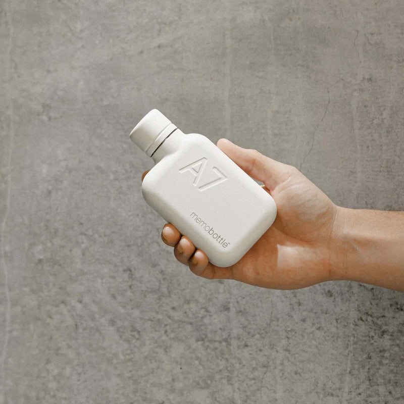 memobottle A7 Stainless Steel 8oz, white