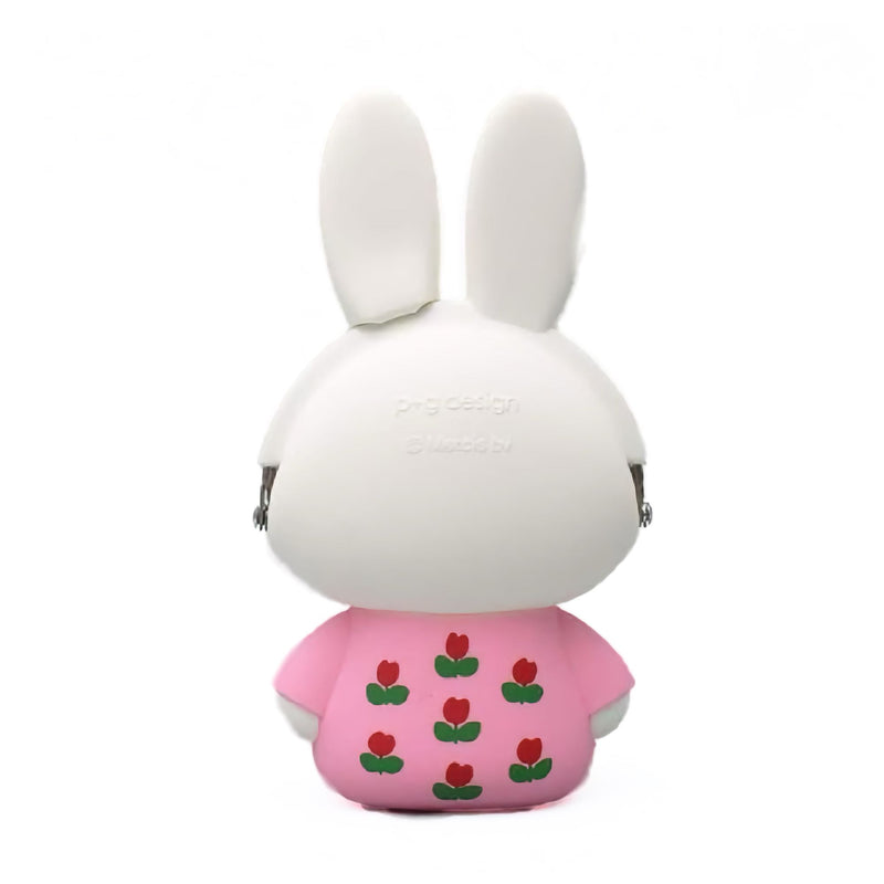 POCHI Miffy silicone pouch, flower pink