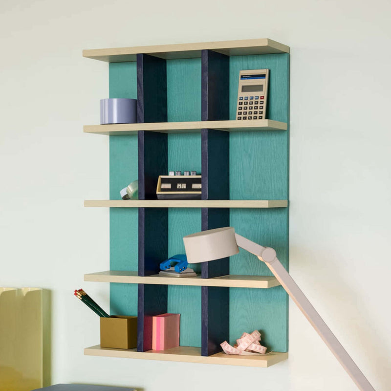 Hubsch Galaxy shelf, turquiose/blue/grey