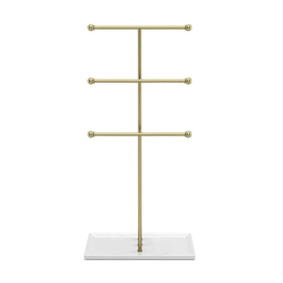 Umbra Trigem Jewellery Stand, Brass