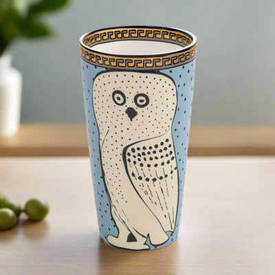 Images d'Orient porcelain vase, owl