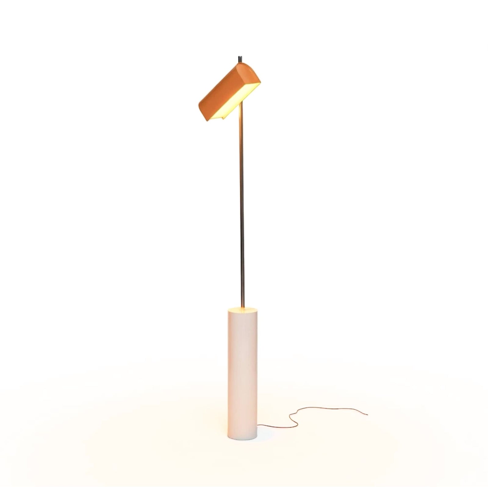 Hubsch Reflector Floor Lamp Orange