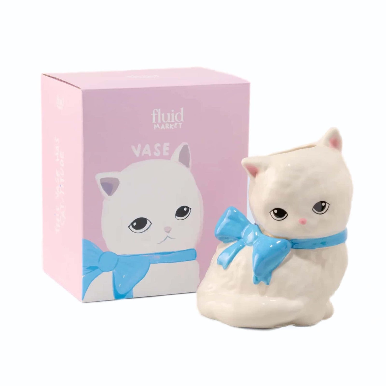 Fluid Market Cat vase