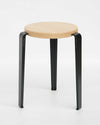 ex-display | Tiptoe LOU stool (45cm), black/beech