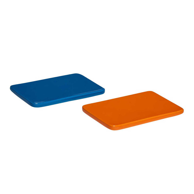 Hübsch Amare Trivets Small Blue/Orange (set of 2)