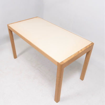 ex-display | Muuto Workshop table (130x65cm), warm grey linoleum/oak