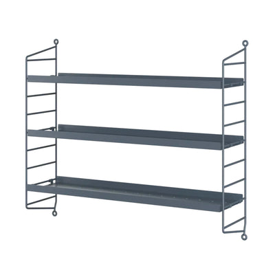 String Pocket Metal wall shelf, sergelgra