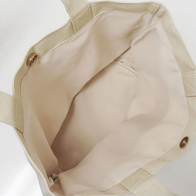 Miffy Diagonal Check series tote, beige