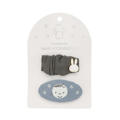 Miffy and the Angel Series gauze hairpin set, blue