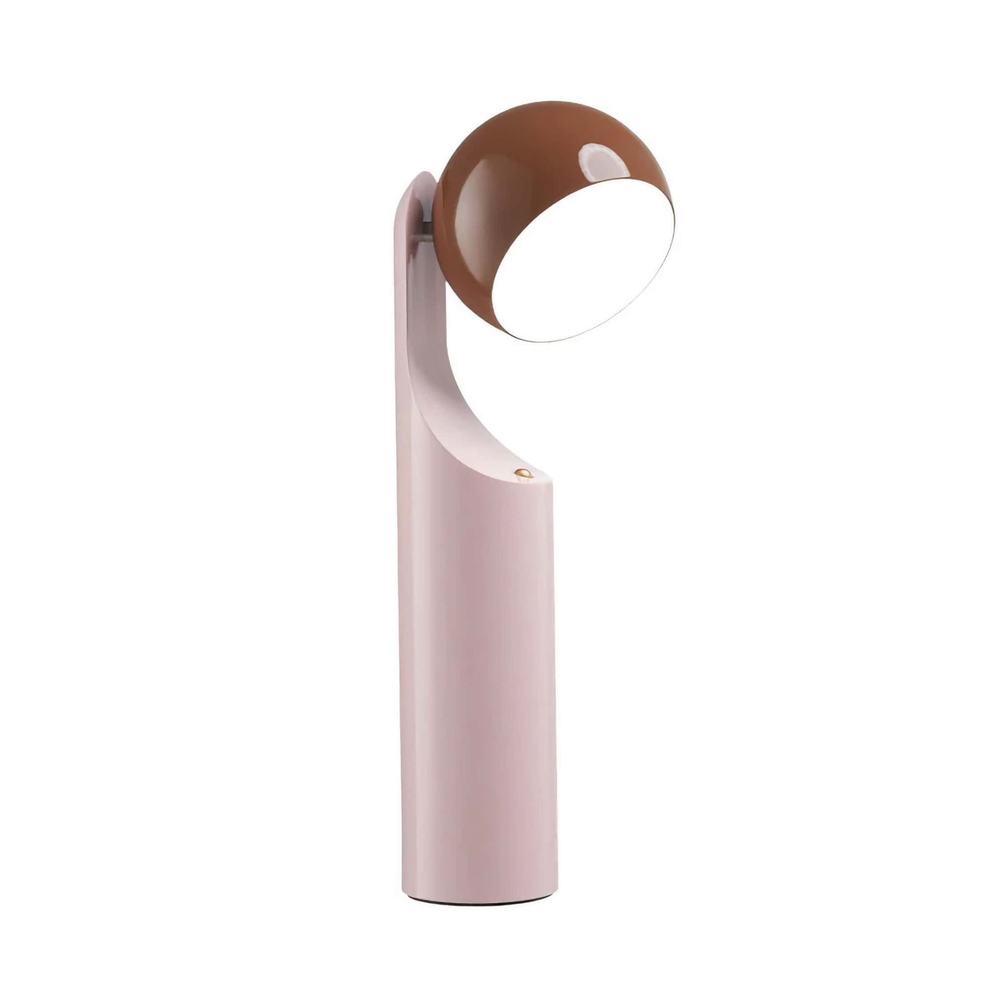 Fine Lumens Mono rechargeable lamp, nutshell/cameo brown