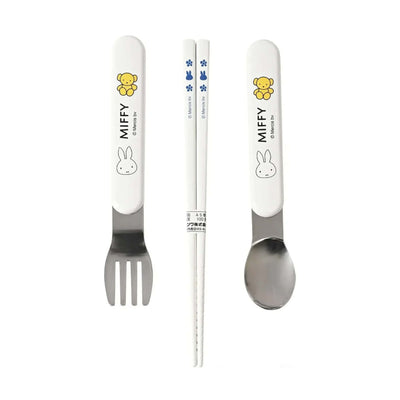 Miffy Flowers travel cutlery set