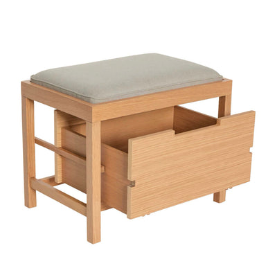 Hübsch Bifi bench, sand/natural