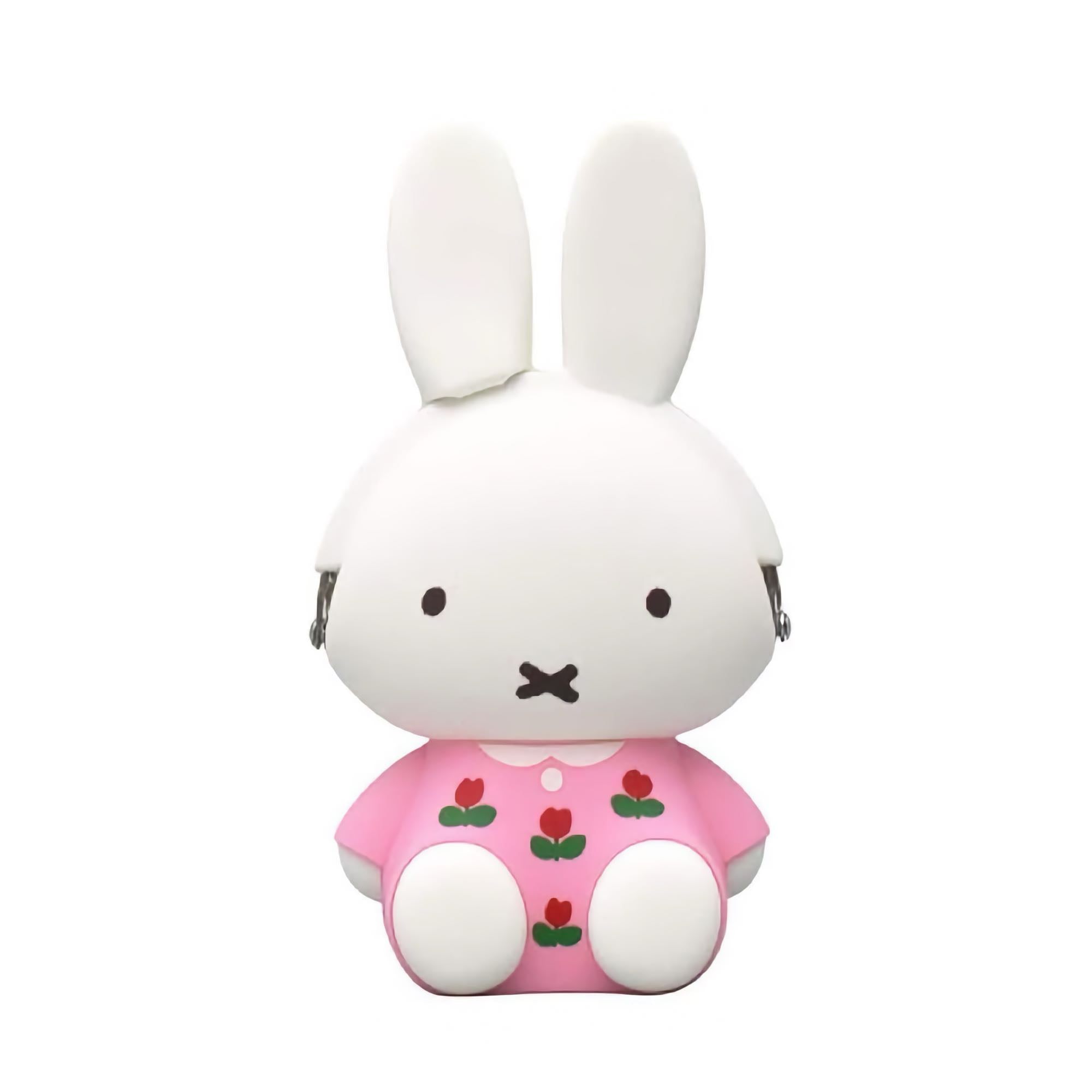 POCHI Miffy silicone pouch, flower pink