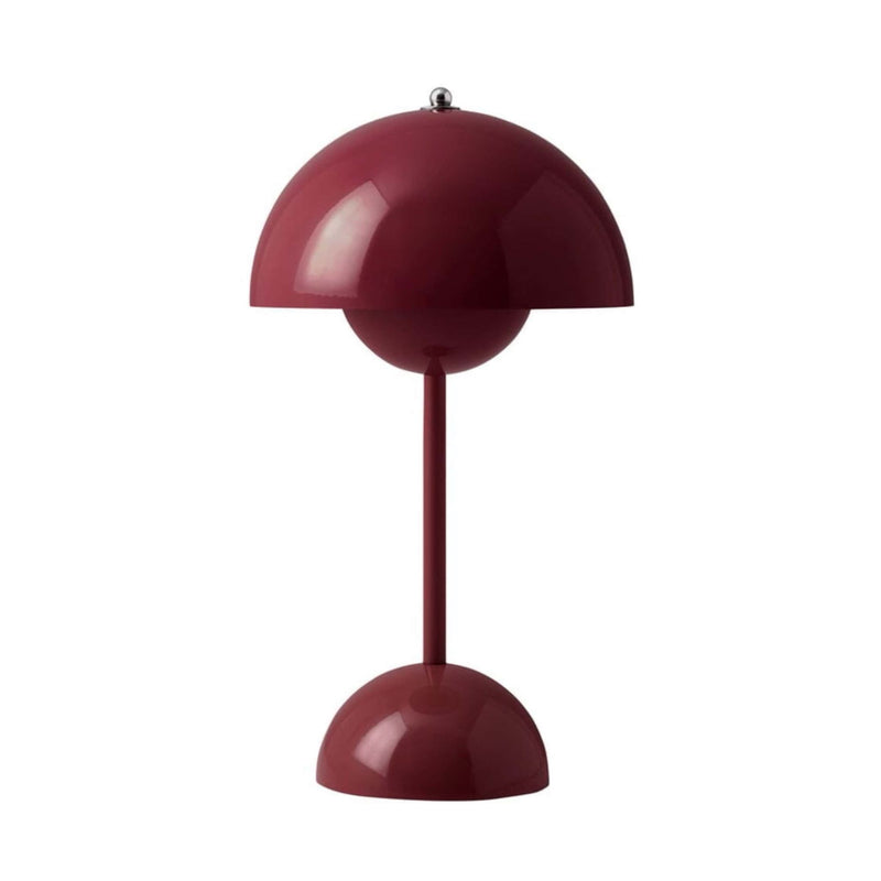 &Tradition Flowerpot VP9 Rechargeable Lamp, Dark Plum