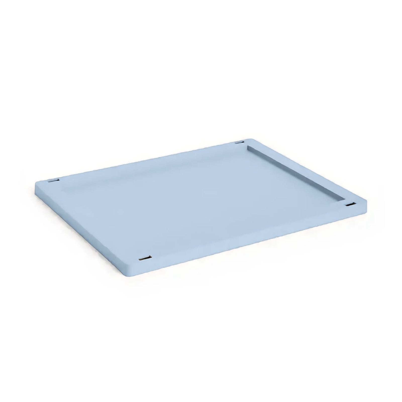 Hay Colour Crate Medium Plastic Lid, soft blue