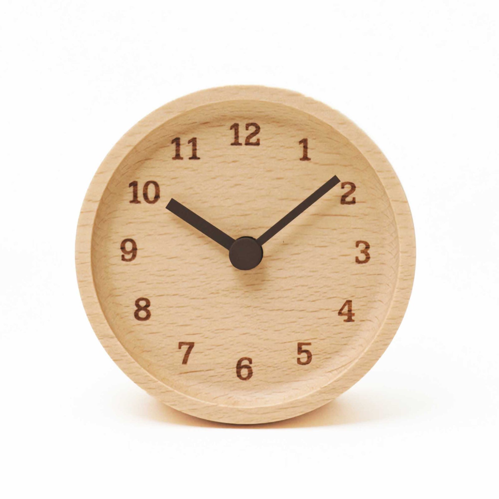 Lemnos MUKU desk clock, Beech