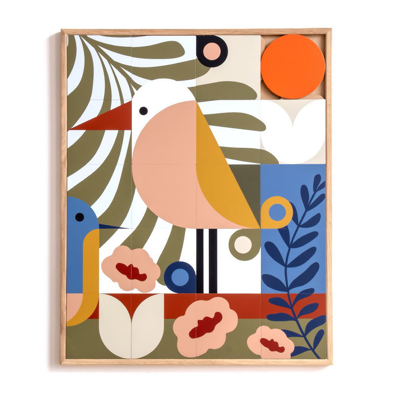 Taquin Blouma puzzle wall art 63x78