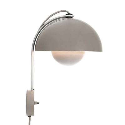 &Tradition VP8 Flowerpot Wall Lamp, Grey Beige