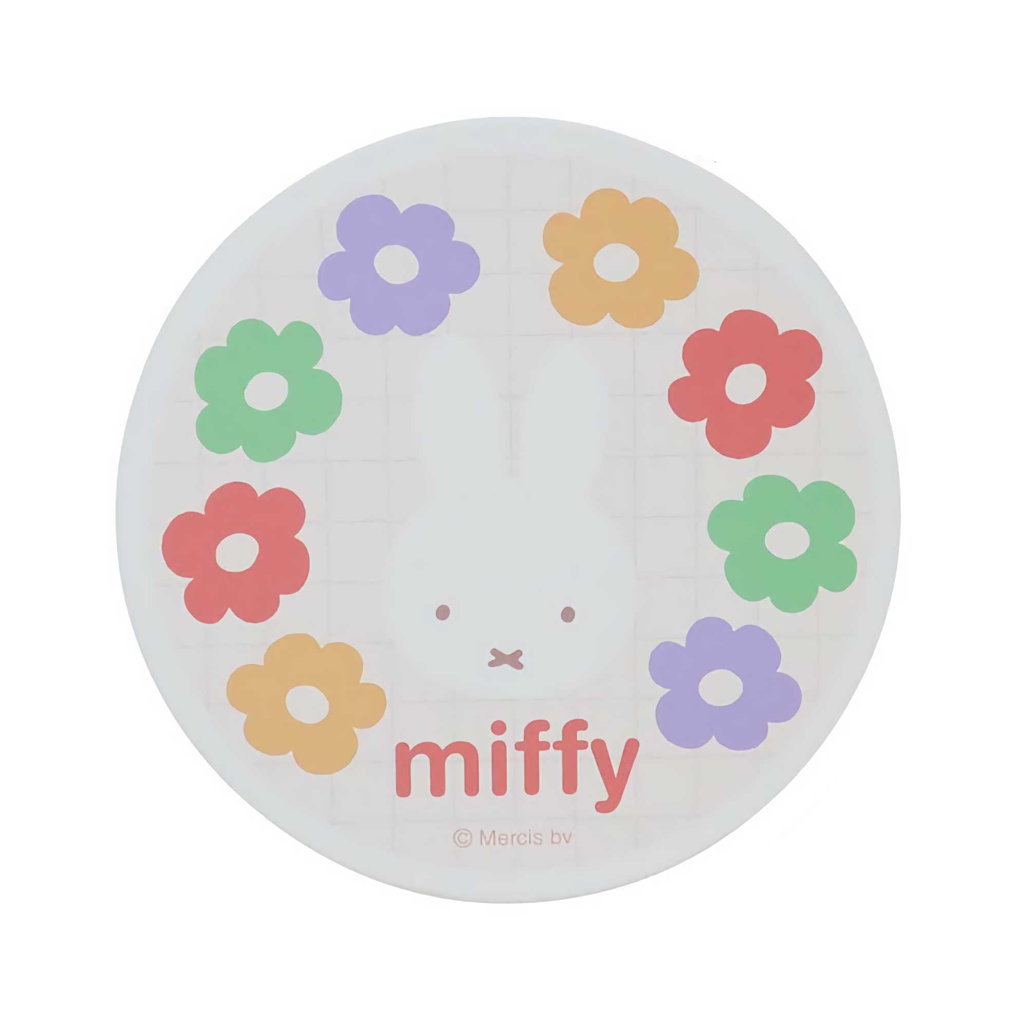 Miffy Water Absorbent Coaster, Pop Pattern