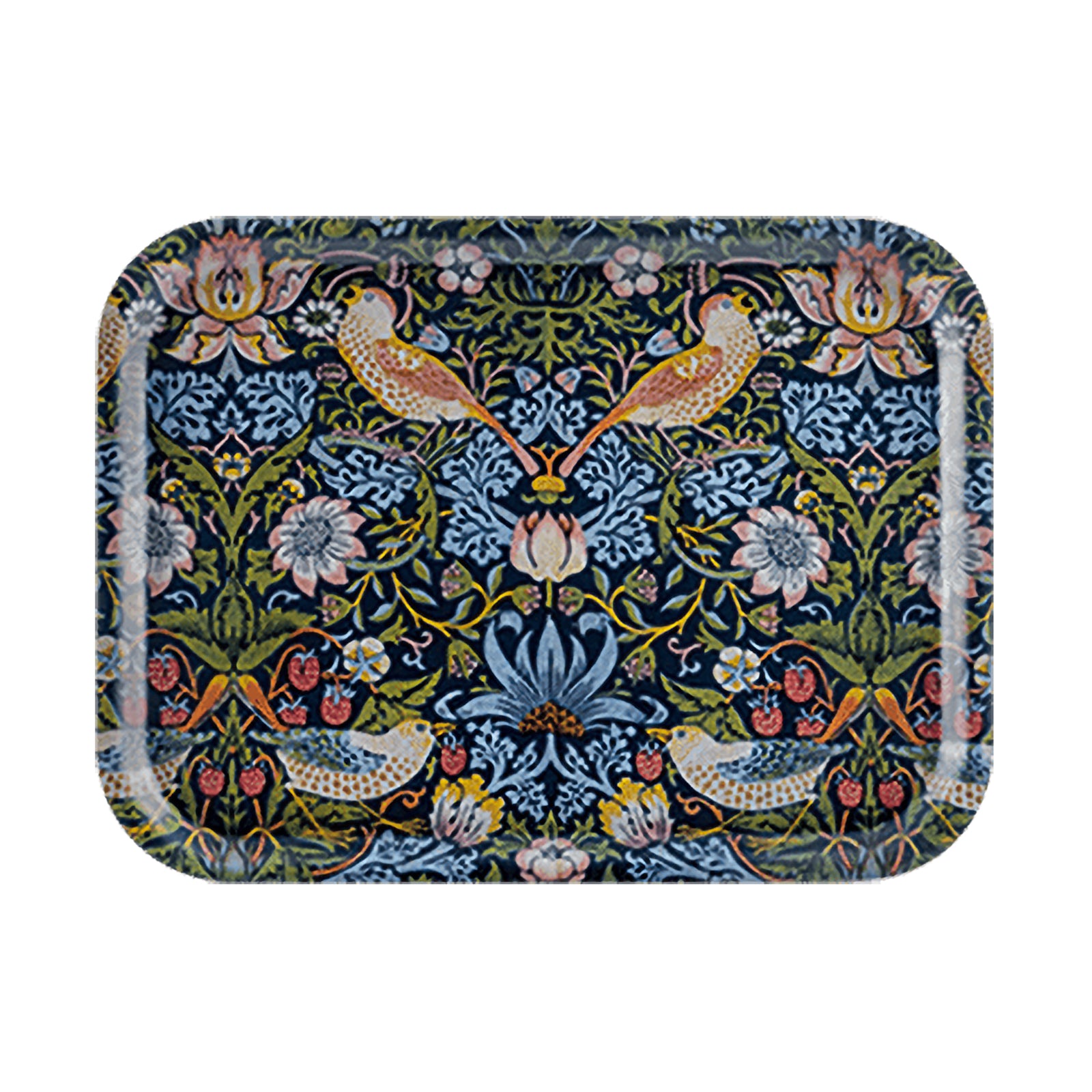 Åry Sweden Birch Veneer Tray (27x20cm), Strawberry Thief