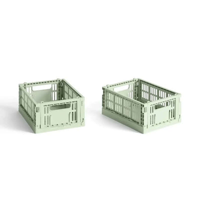 Hay Colour Crate Mini Set of 2, sage green