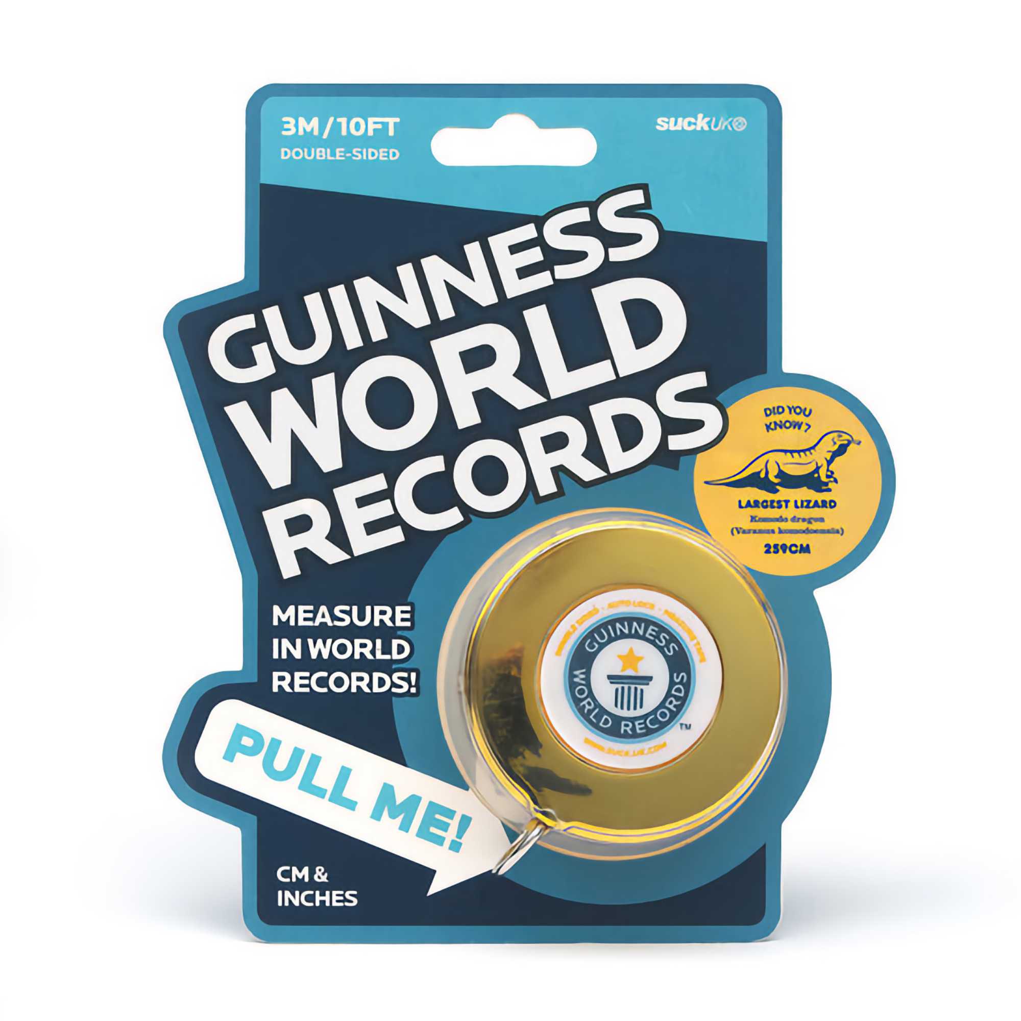 Suck UK World Records Tape Measure
