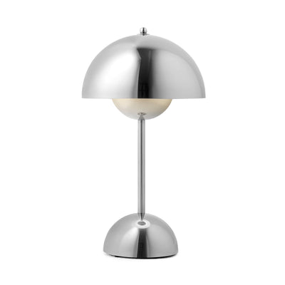 &Tradition Flowerpot VP9 rechargeable lamp, chrome
