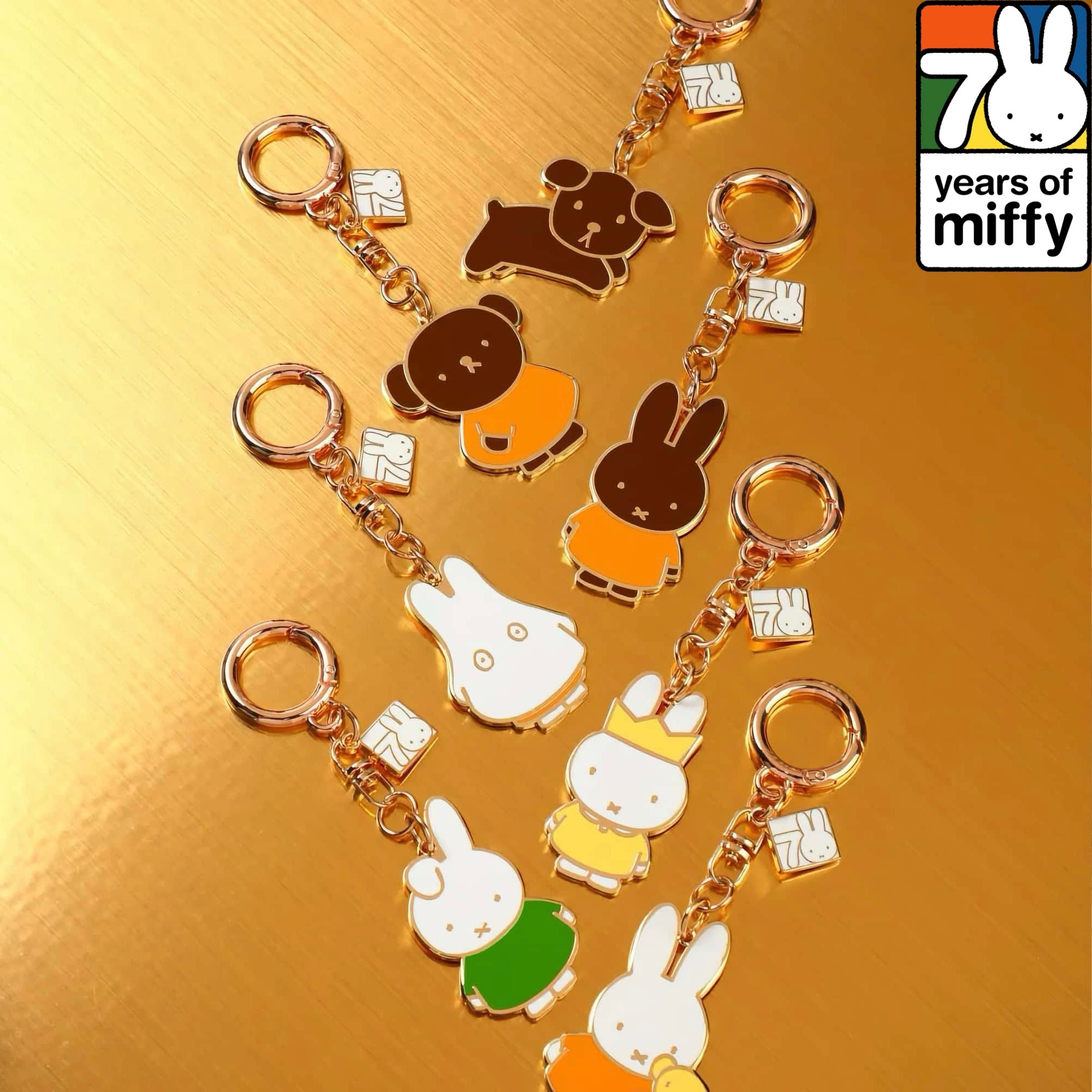 VIPO x Miffy 70th anniversary keychain blind box