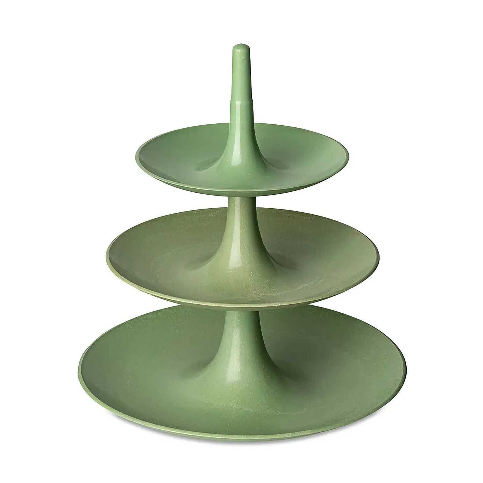 Koziol Babell serving dish 3-tier, green