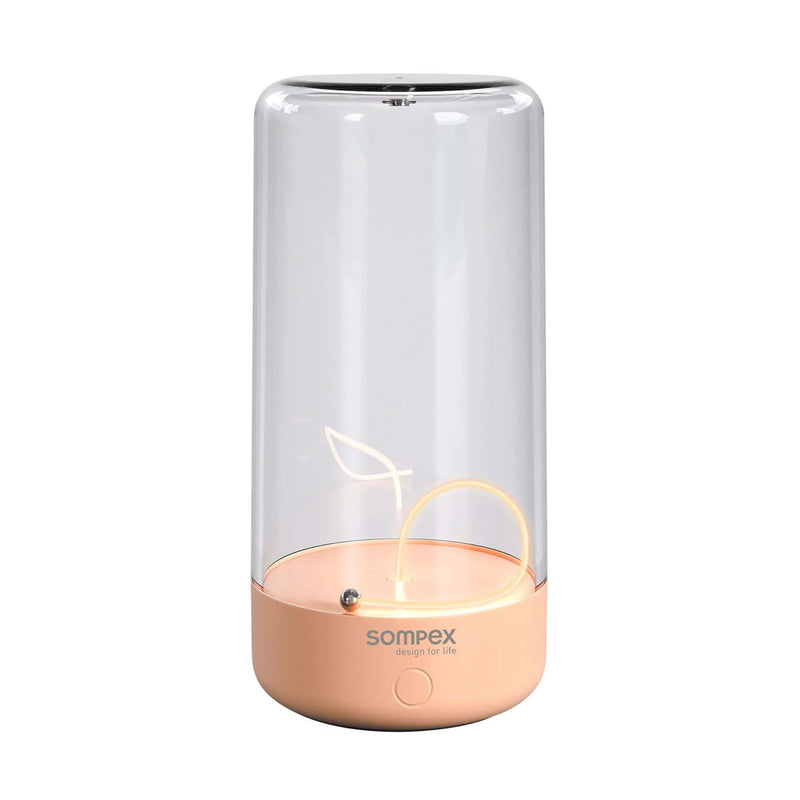 Sompex Pulse rechargeable lamp, peach