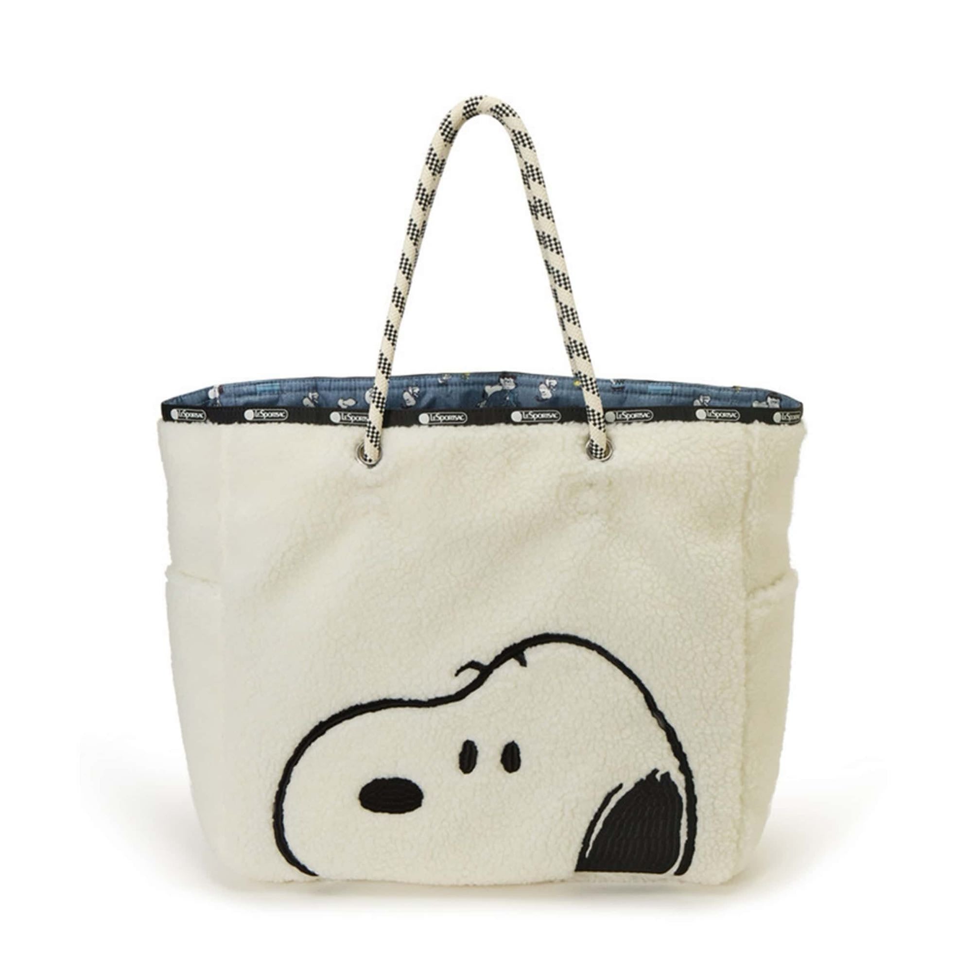 LeSportsac × PEANUTS large 2-way tote, snoopy