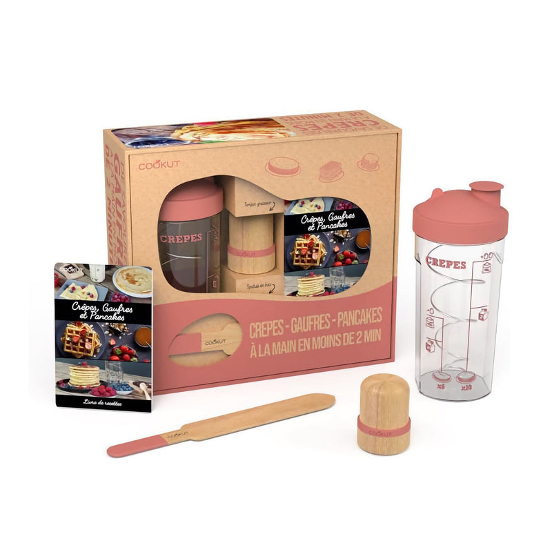 Cookut France pancake and waffle shaker set, marshmallow