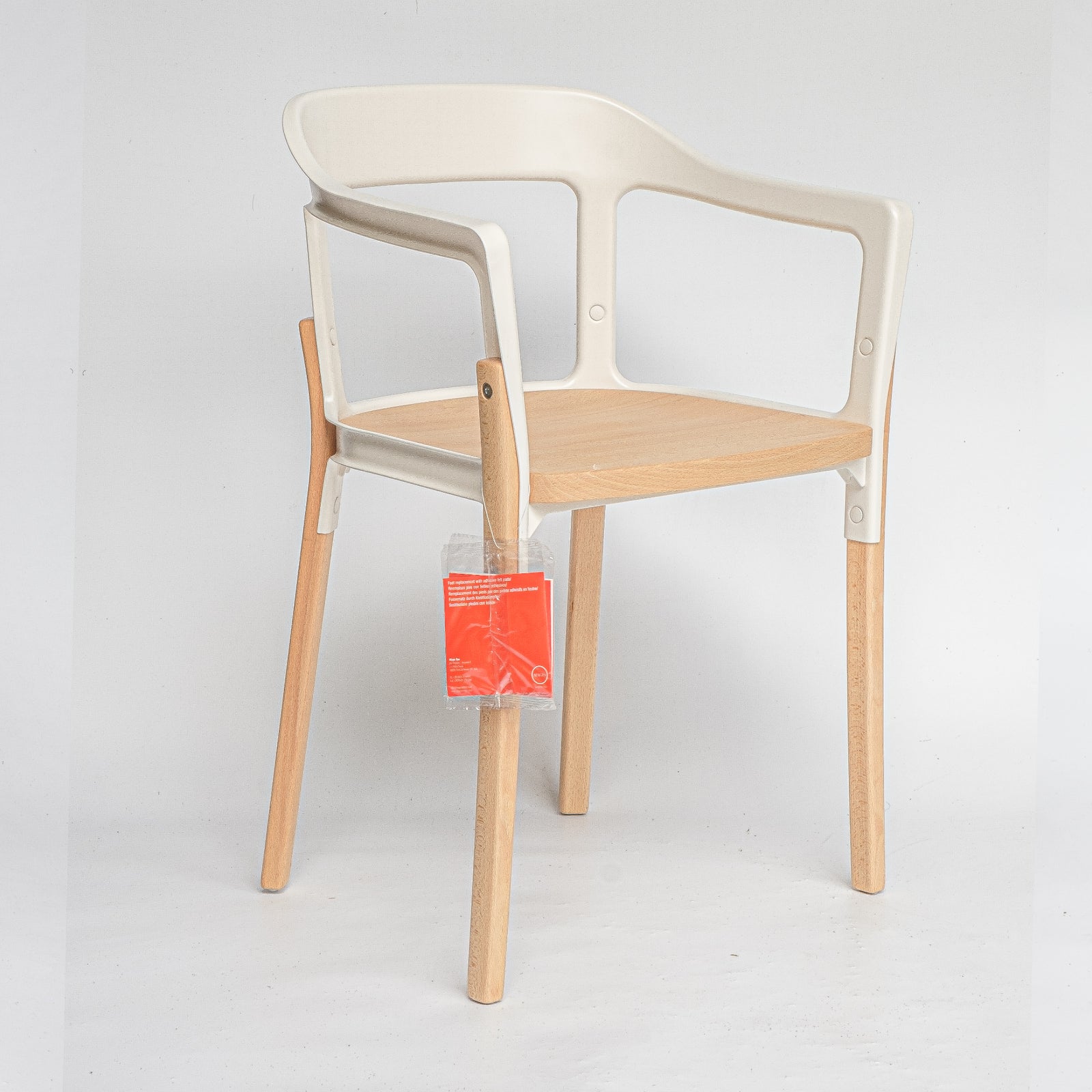refurblished | Magis Steelwood Chair , White/Beech