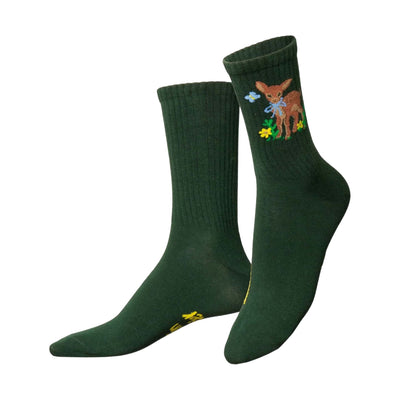 Eat My Socks Wonder Deer flat-pack socks