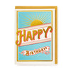 Archivist 'Star Burst Happy Birthday' Card