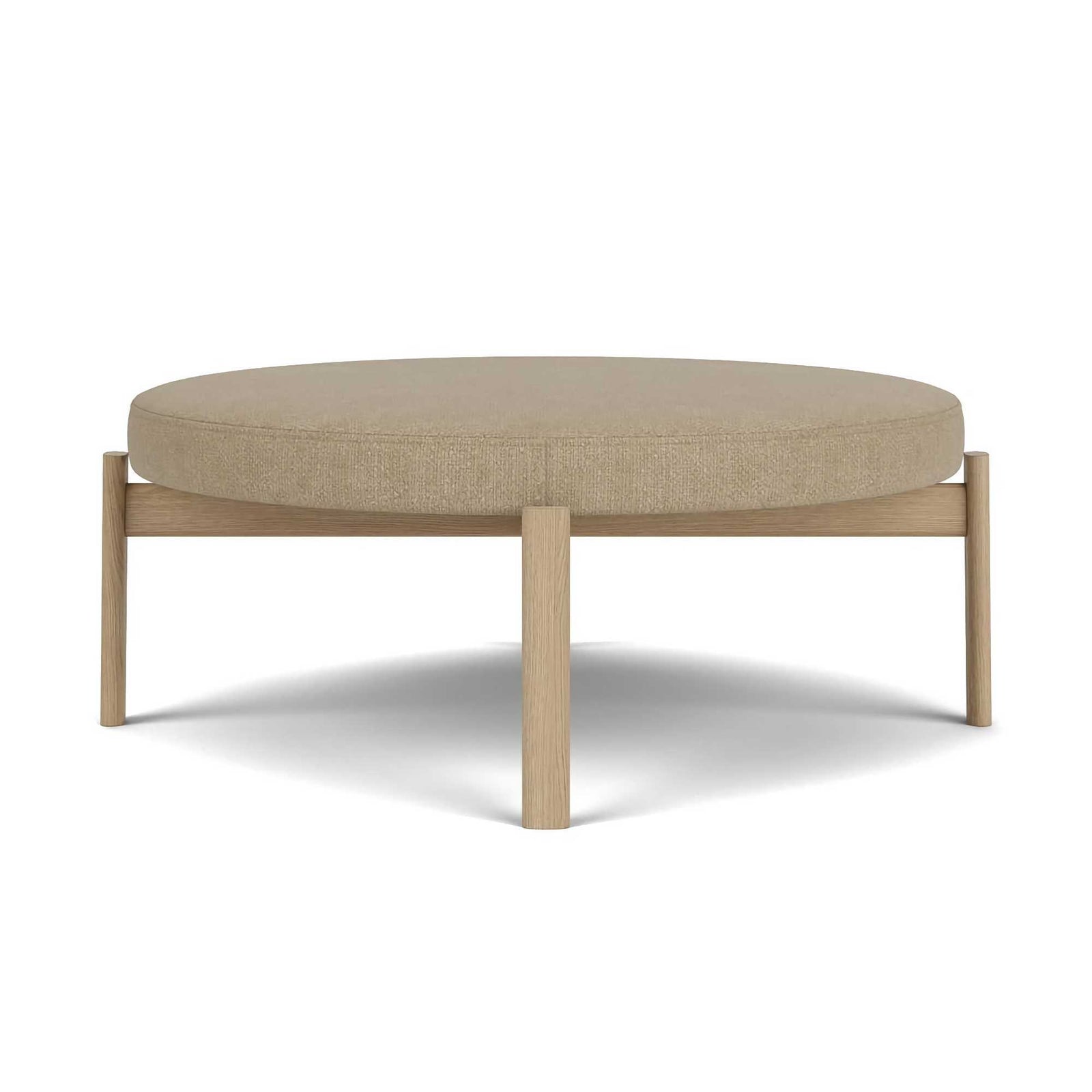 Audo Copenhagen Passage Pouf Natural Oak Base