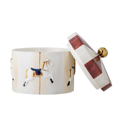 Bloomingville Merry Go Round cookie jar