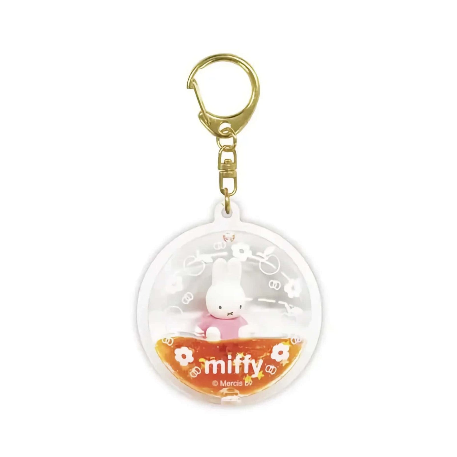 Miffy Squishy Jelly keychain, orange