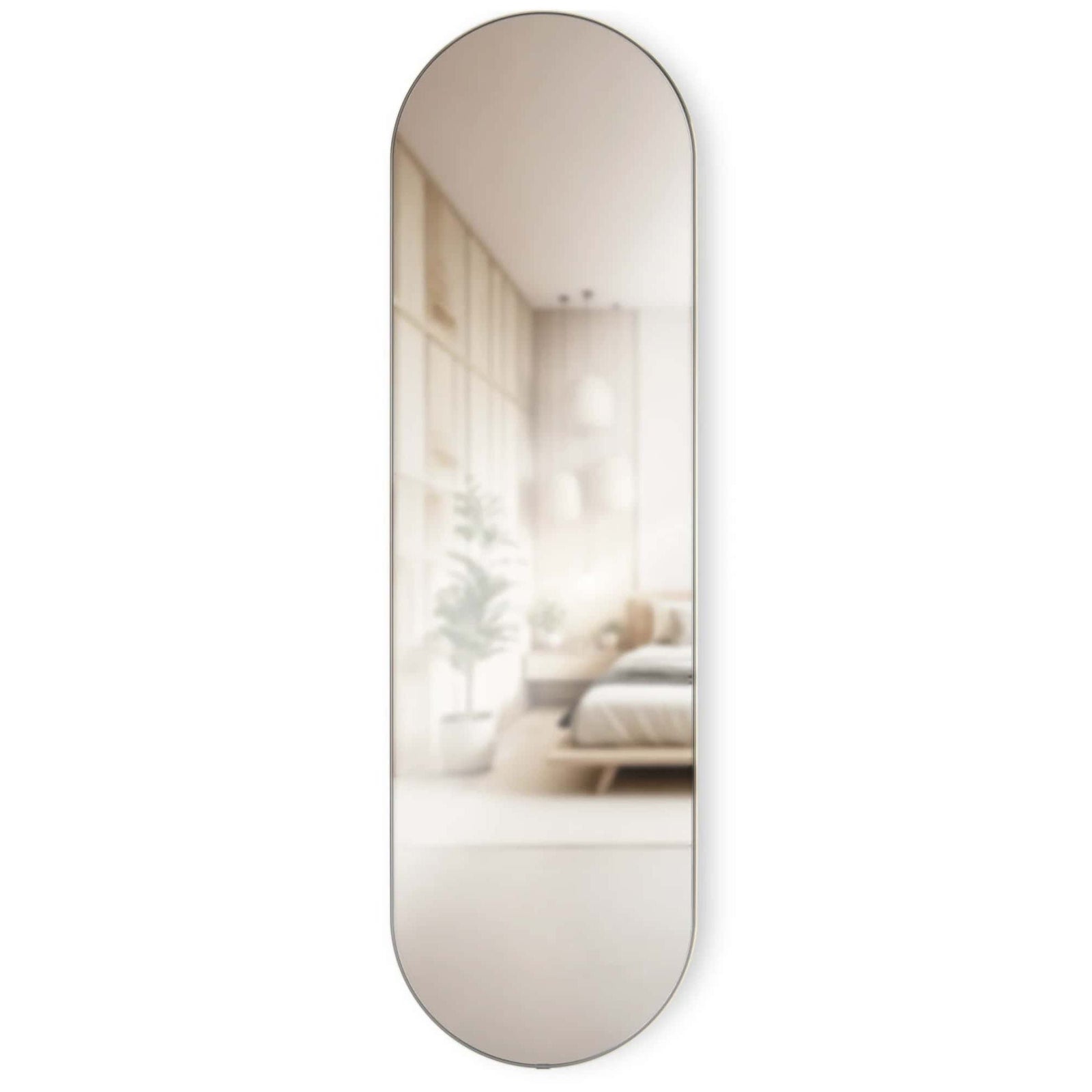 Umbra Hubba Pill mirror 157, metallic titanium