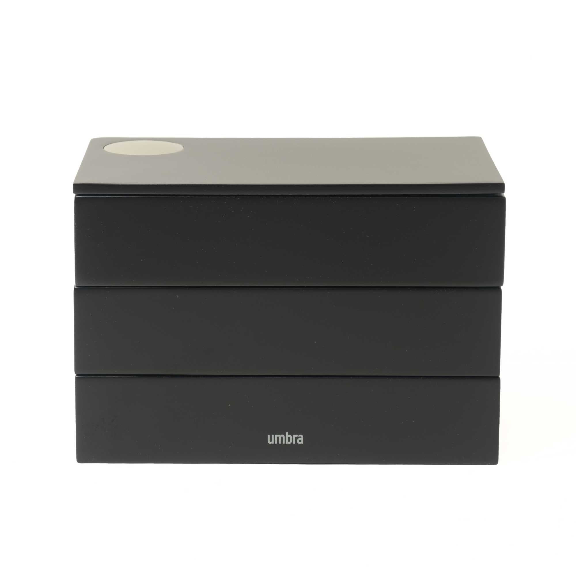 Umbra Spindle storage box, black