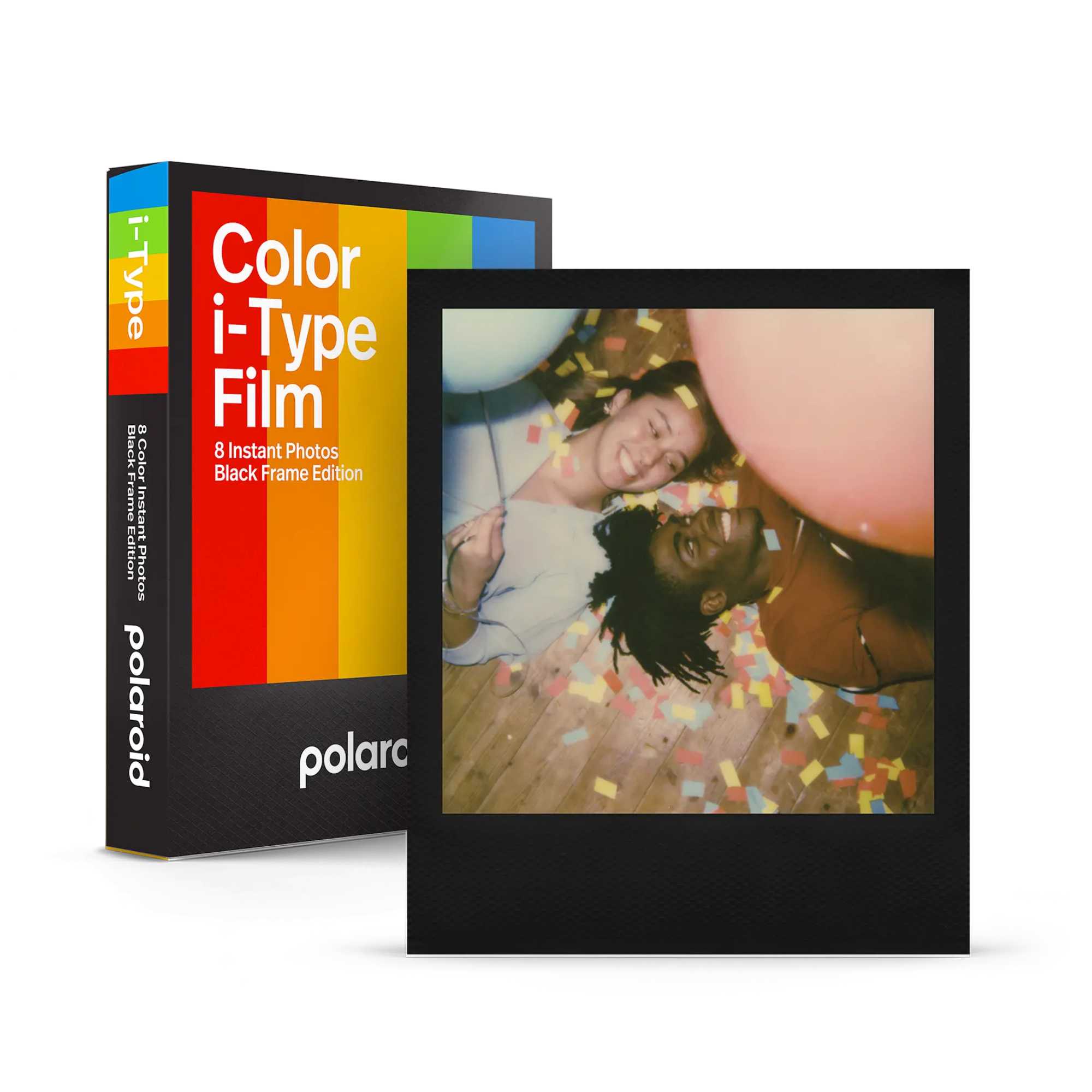 Polaroid Color i-Type Film Pack, black frame