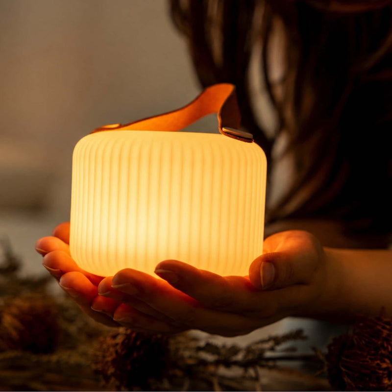 Gingko Mochi portable lamp, pure